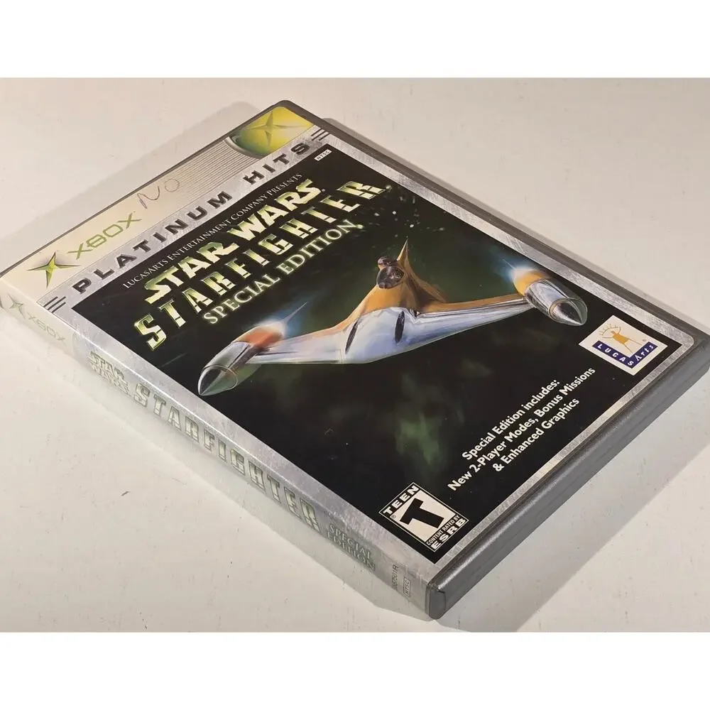 Star Wars Starfighter Special Edition Platinum Hits Xbox CIB Complete